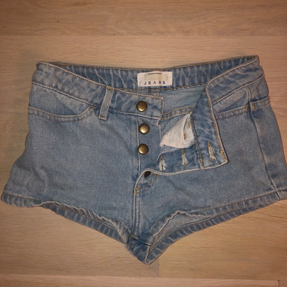 American Apparel Button Up Shorts